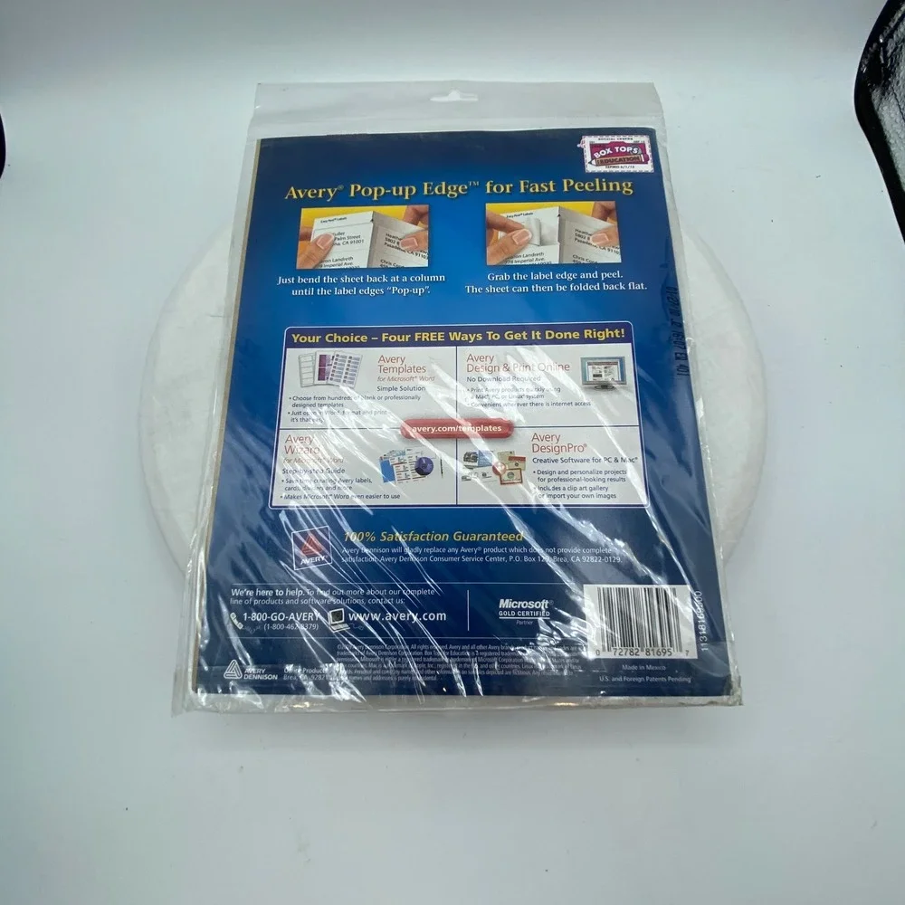 Avery 240ct Address Return Labels White 8160 8195 Inkjet Combo Pack Shipping